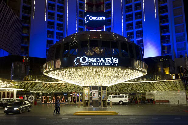 A view of Oscar's restaurant at the Plaza in downtown Las Vegas Thursday, Nov. 5, 2015.