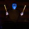 Blue Man Group returns to the Luxor on Thursday, Nov. 12, 2015, on the Las Vegas Strip.