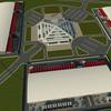 An artist's rendering of Switch's planned data center south of Grand Rapids, Mich.