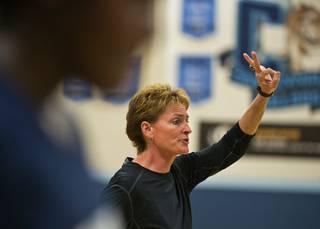 Centennial High School girls basketball coach Karen Weitz has won a record seven state championships and begins the next season with the first week of practice on Tuesday , November 17, 2015.