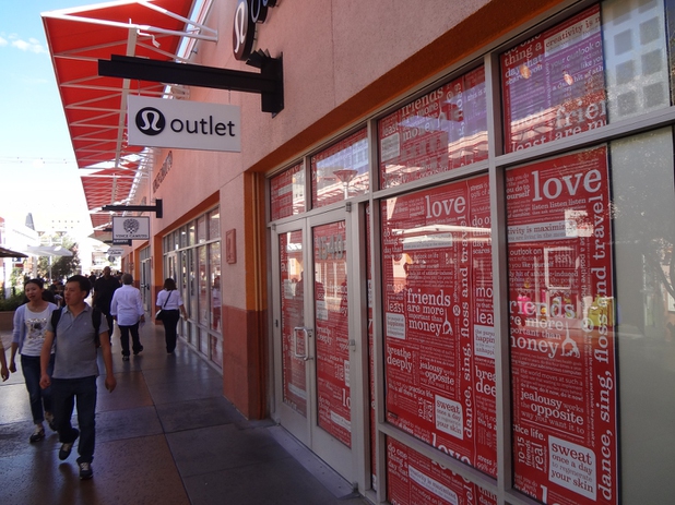 Lululemon opened Oct. 23 at Las Vegas North Premium Outlets 
