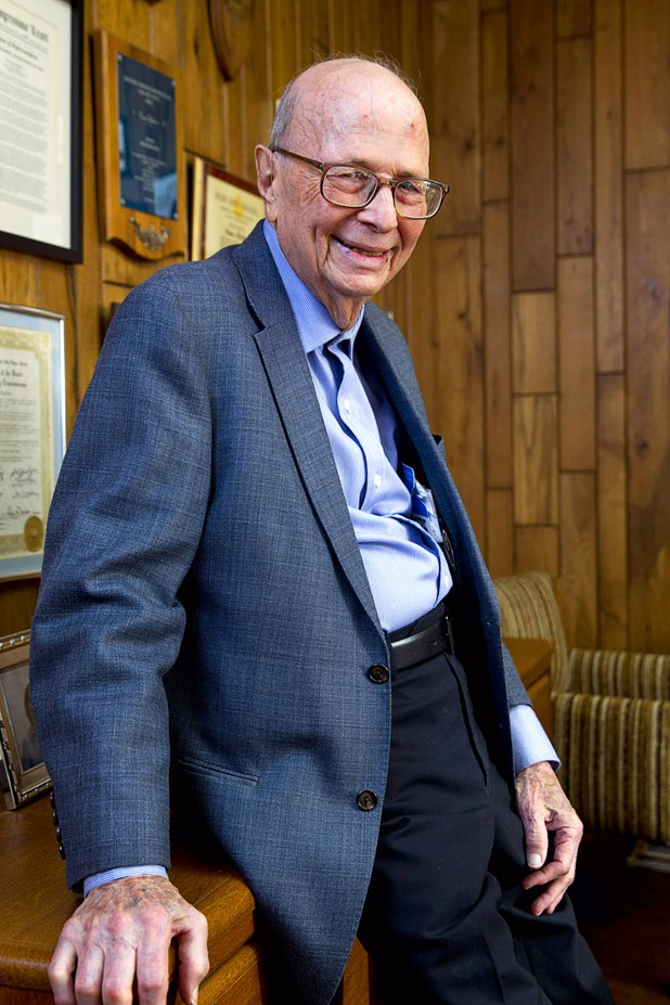 Real estate developer Irwin Kishner stands in his office Monday, Nov. 23, 2015, at Somerset Shopping Center.