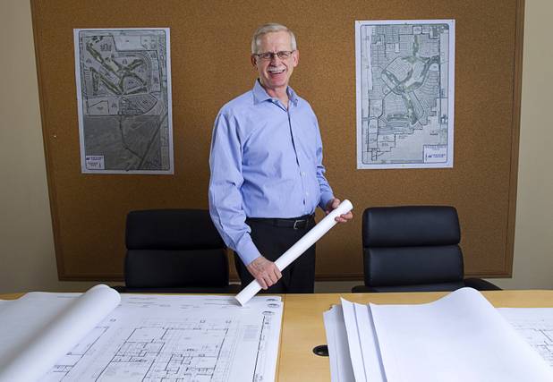 Don Boettcher, president for Century Communities' Nevada Division, poses in the company's offices Monday, Nov. 30, 2015.
