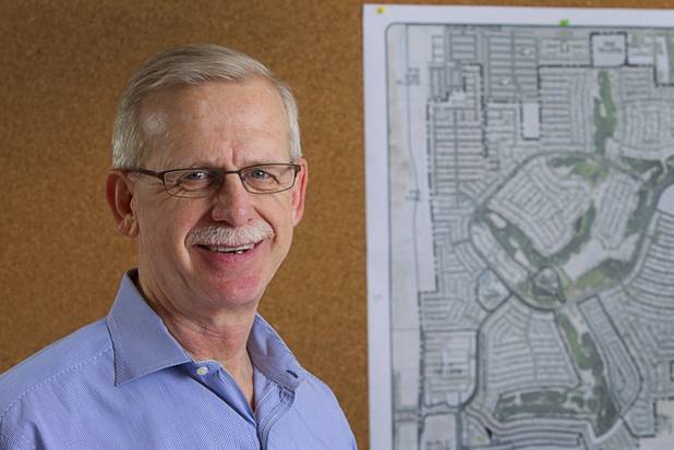 Don Boettcher, president for Century Communities' Nevada Division, poses in the company's offices Monday, Nov. 30, 2015.