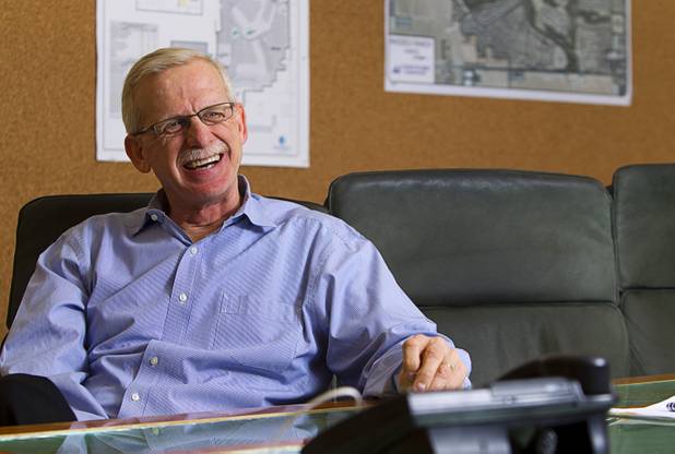 Don Boettcher, president for Century Communities' Nevada Division, smiles during an interview at the company's offices Monday, Nov. 30, 2015.