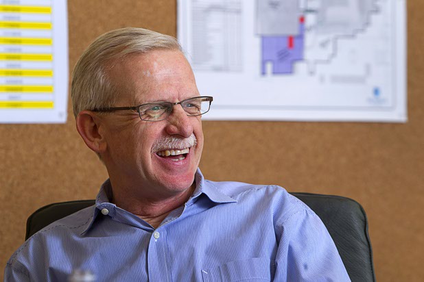 Don Boettcher, president for Century Communities' Nevada Division, smiles during an interview at the company's offices Monday, Nov. 30, 2015.