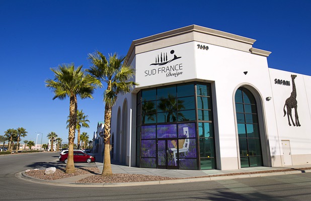 An exterior view of Sud France Design, 7650 South Dean Martin Dr Suite #106, Tuesday, Dec. 1, 2015.