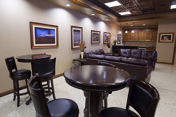 The VIP lounge is shown at The Range 702, 5999 Dean Martin Dr., Tuesday, Dec. 1, 2015.