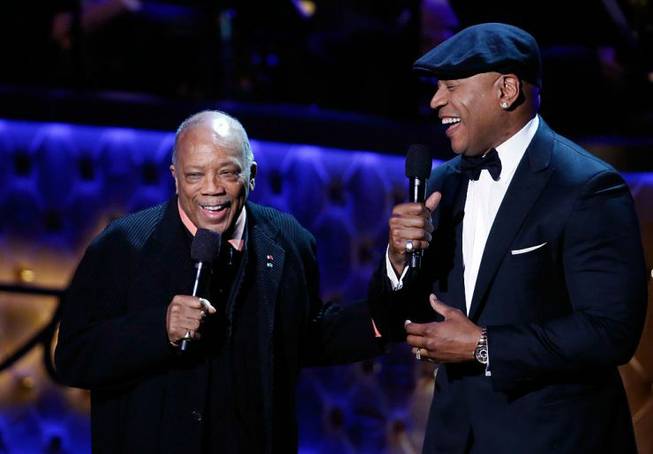 Quincy Jones and LL Cool J take part in the ...