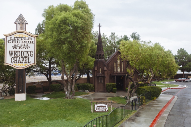 The Little Church of the West on Las Vegas Boulevard has hosted its share of celebrity weddings.