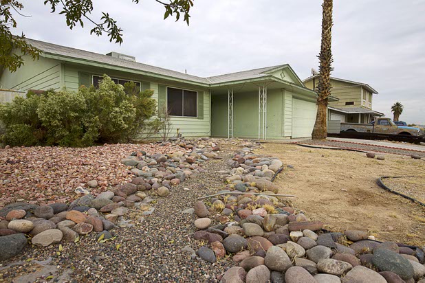 A vacant home is shown in the northwest part of the valley Dec. 9, 2015. Police say the home was being used by squatters who were selling drugs from the house.