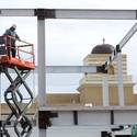 Two-Story Restaurant Under Construction Downtown