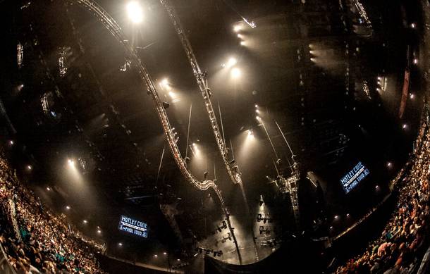 Motley Crue at MGM Grand Garden Arena on Sunday, Dec. 27, 2015, in Las Vegas.
