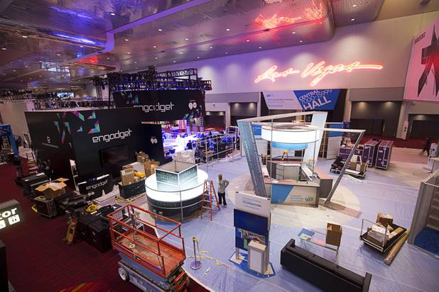 In this file photo, the lobby of the Las Vegas Convention Center is shown as workers prepare for the 2016 International CES. Gary Shapiro, leader of the organization that puts on CES, said the recent decision by tourism officials to move forward on a proposed $1.4 billion expansion and renovation of the convention center was a welcomed development. 