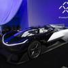 Faraday Future's concept vehicle FFZERO1 is unveiled at an event before the start of the Consumer Electronics Show on Monday, Jan. 4, 2016, in a parking lot across the street from the Luxor.