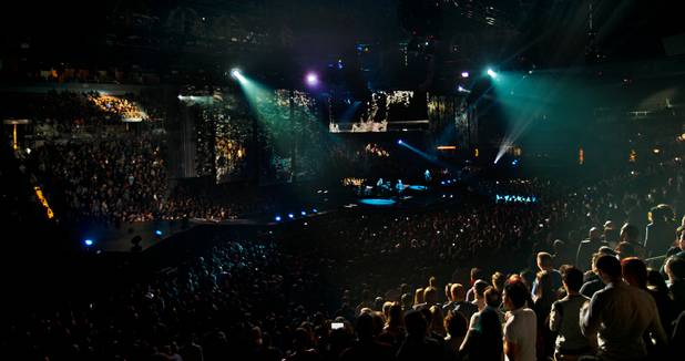 Muse performs Saturday, Jan. 9, 2016, at Mandalay Bay Events ...