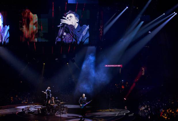 Muse performs Saturday, Jan. 9, 2016, at Mandalay Bay Events ...