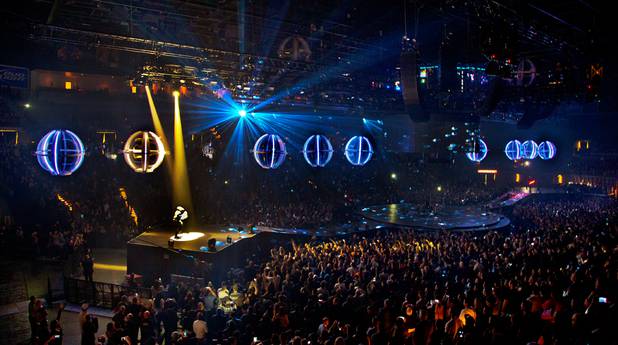 Muse performs Saturday, Jan. 9, 2016, at Mandalay Bay Events ...