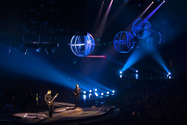 Muse performs Saturday, Jan. 9, 2016, at Mandalay Bay Events ...