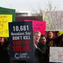 Solar Supporters Rally At PUC