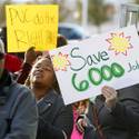 Solar Supporters Rally At PUC