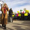 Solar Supporters Rally At PUC