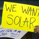 Solar Supporters Rally At PUC