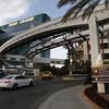 Cars enter MGM Grand on Thursday, Jan. 14, 2016, in Las Vegas. MGM Resorts International announced Friday that it plans to begin charging visitors for parking this year at some of its properties in Las Vegas.