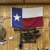 Hunting trophies and a Texas flag on a 1,600-acre ranch in Palestine, Texas, Jan. 14, 2016. A new Texas-only ranch fund will focus on buying $15 million to $20 million ranches from owners who want to sell quickly. 