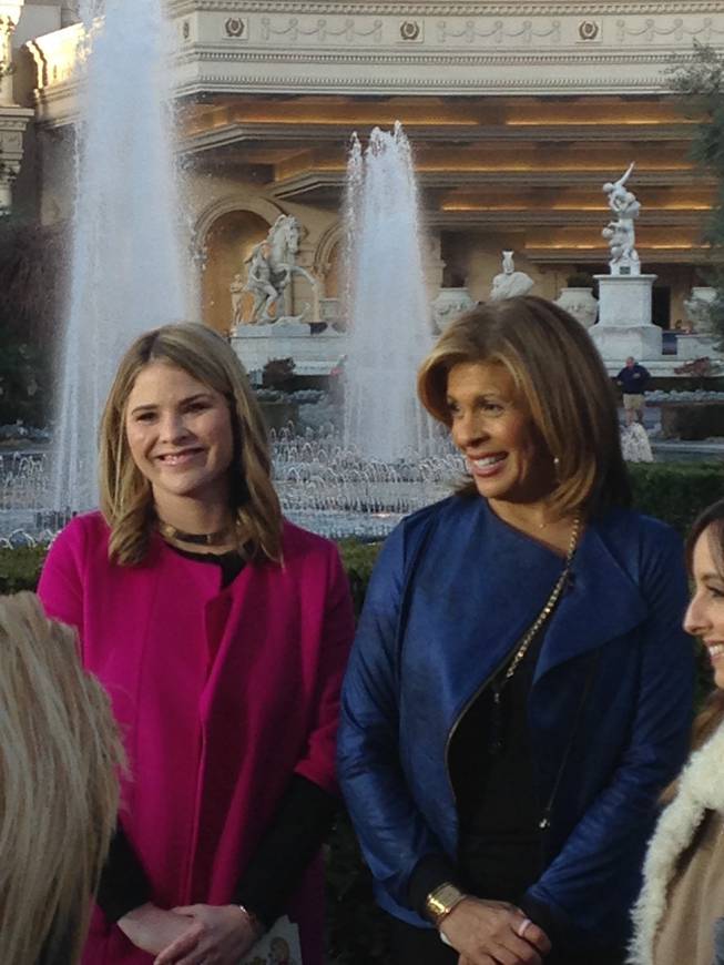 NBC’s “Today” with Jenna Bush Hager and Hoda Kotb on Thursday, Jan. 21, 2016, at Caesars Palace.