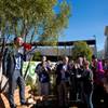 Marco Krapels, senior vice president of strategy for SolarCity, speaks to supporters gathered at Town Square to rally for restoration of lower rooftop solar rates, Monday Jan. 25, 2016.