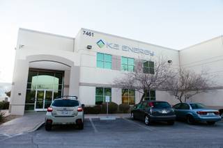 The exterior of K2 Energy Solutions in Henderson, NV on Jan. 20, 2016.