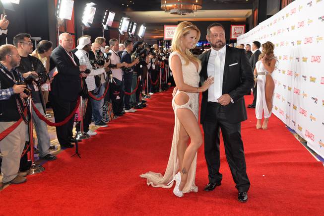 The 2016 AVN Awards red carpet Saturday, Jan. 23, 2016, at the Joint in the Hard Rock Hotel.