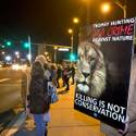 Animal Advocates Protest Trophy Hunter Convention