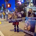 Animal Advocates Protest Trophy Hunter Convention