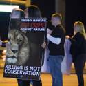Animal Advocates Protest Trophy Hunter Convention