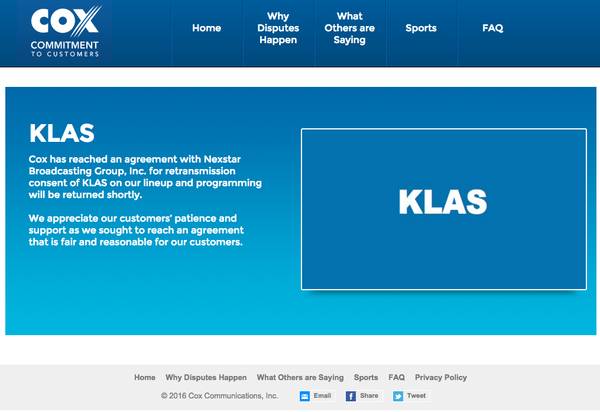 KLAS  Nexstar Media Group, Inc.