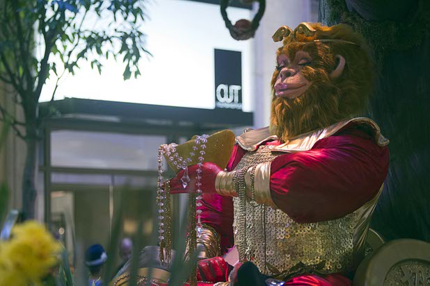 A five-foot tall, 300-pound Monkey King is displayed in the Waterfall Atrium and Gardens of The Palazzo Monday, Feb. 8, 2016. The Chinese New Year, the Year of the Monkey, began Monday.