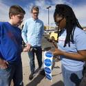 People Line Up For Bernie Sanders Rally