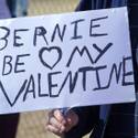 People Line Up For Bernie Sanders Rally