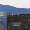 A view of the Cosmopolitan as seen from Rivea at Delano Las Vegas on Feb. 2, 2016. 