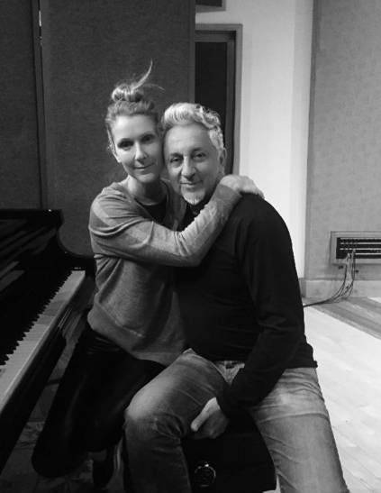 Celine Dion and Humberto Gatica at Studio at the Palms.