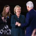 Hillary Clinton Campaigns With Bill and Chelsea