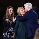Hillary Clinton Campaigns With Bill and Chelsea