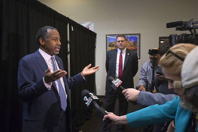 Ben Carson Campaign Stop in Summerlin