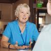 Reflexologist Deb Newton at Nathan Adelson Hospice in Las Vegas, Nev. on Jan. 27, 2016.