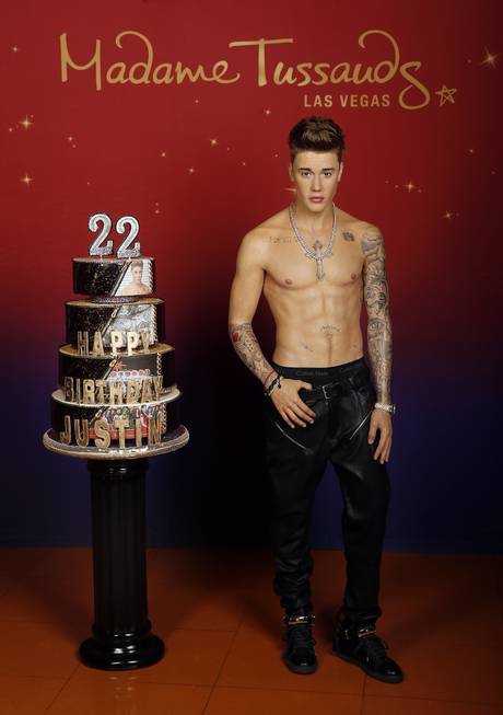 A wax figure of Justin Bieber is unveiled at Madame ...