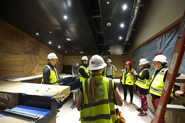 A Bunker Suite is shown during a tour of the T-Mobile Arena Tuesday, March 1, 2016. The 20,000-seat arena, a joint venture between AEG and MGM Resorts, is scheduled to host it's first event on April 6.
