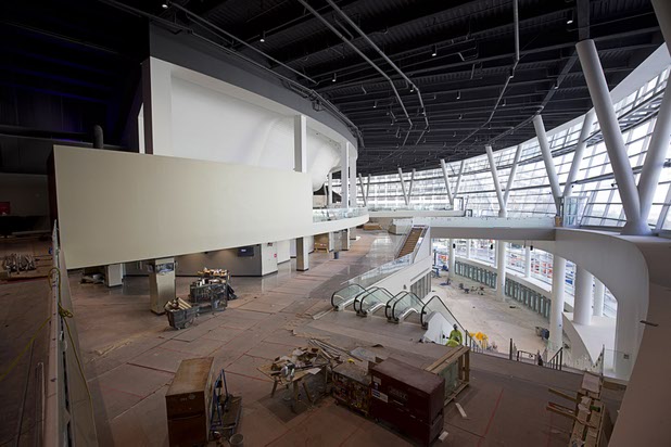 A general interior view of the T-Mobile Arena Tuesday, March 1, 2016. The 20,000-seat arena, a joint venture between AEG and MGM Resorts, is scheduled to host it's first event on April 6.