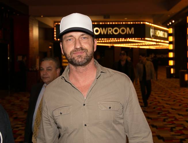 Actor Gerard Butler at Planet Hollywood on Friday, March 4, ...